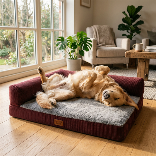 CalmNest™ Calming Dog Bed for Anxiety