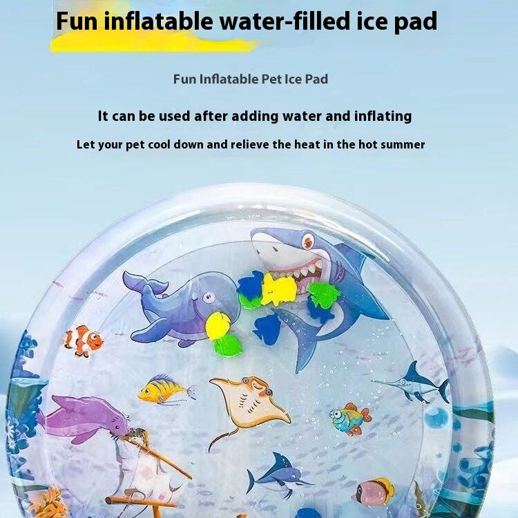Dog Water Bed Cushion - Cooling Pad for Hot Weather