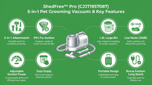 ShedFree Pro 8-Feature Infographic