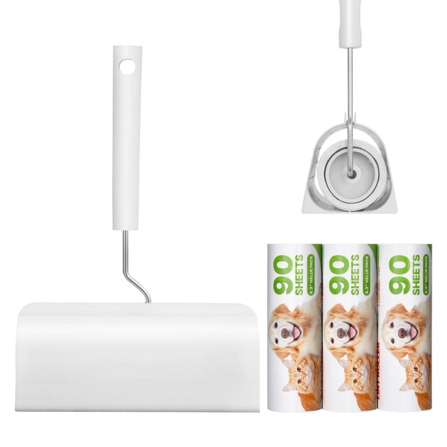 FurFree Lint Roller - Remove Pet Hair from Furniture and Clothing